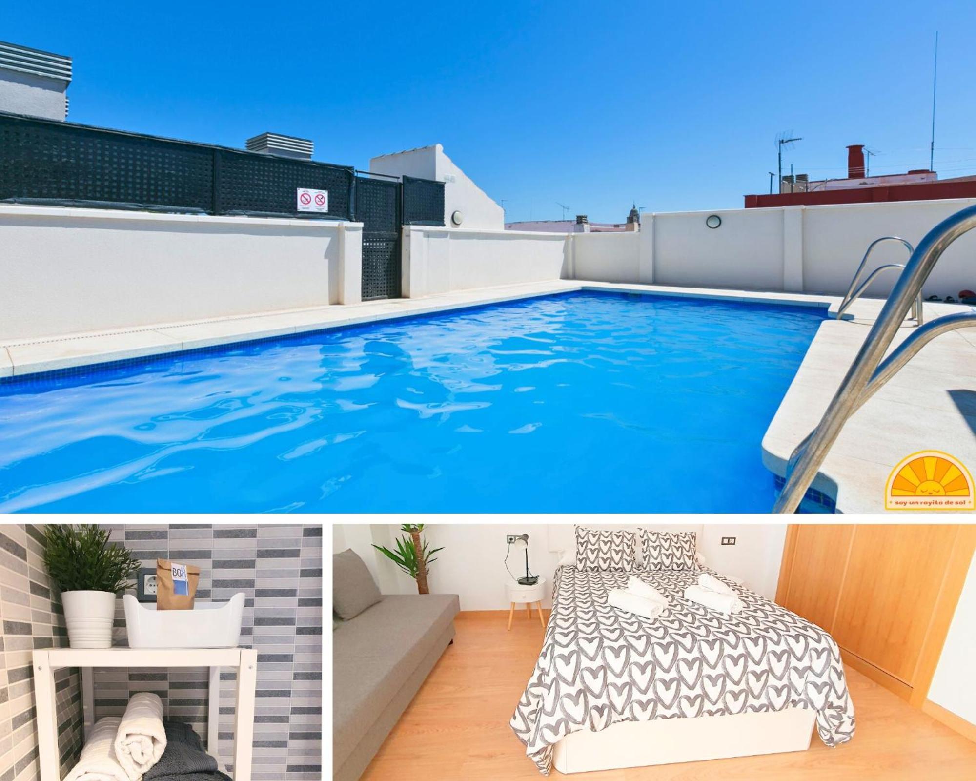 Precioso Estudio Con Piscina Малага Екстериор снимка